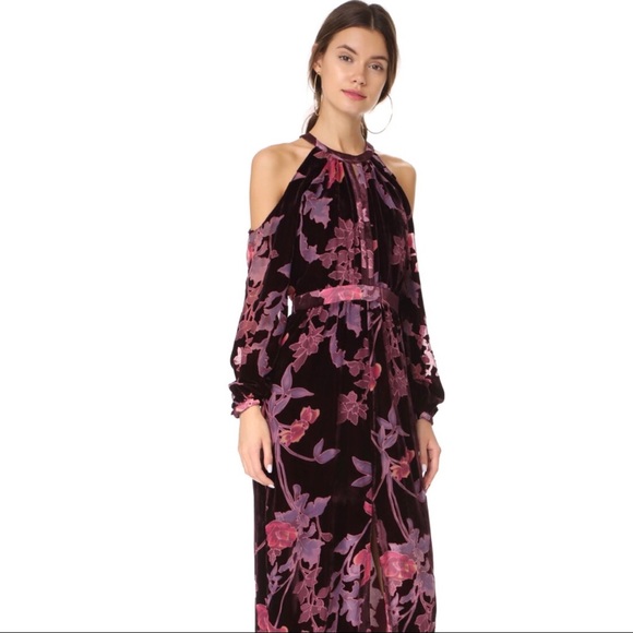 NWT Parker “Black” line. Floral Burnout Velvet - Picture 4 of 9